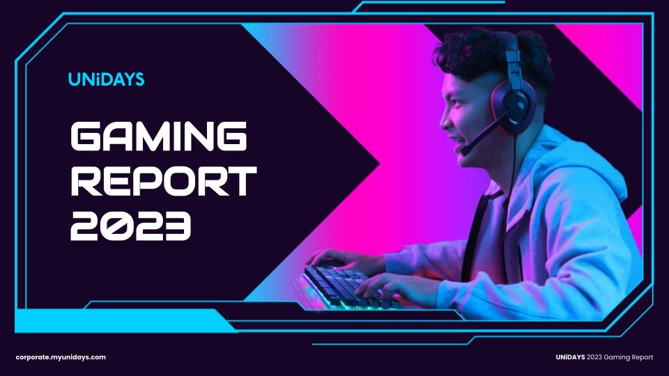UNiDAYS Gaming Report 